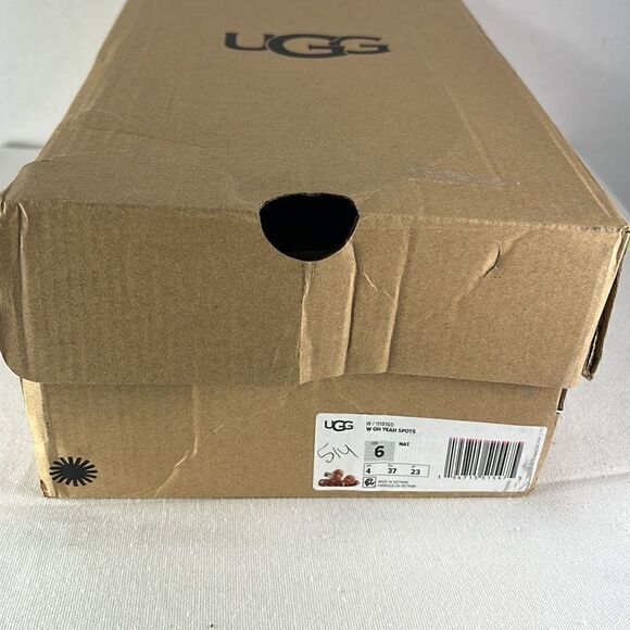 UGG Oh Yeah Spot Natural Slide Slippers Various - Picture 6 of 7